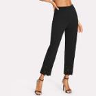 Shein Laser Cut Zip Up Pants