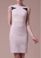 Rosewe Charming Sleeveless Round Neck Bodycon Dress For Lady