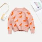Shein Toddler Girls Unicorn Pattern Sweater
