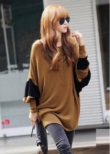 Rosewe Fabulous Batwing Sleeve Round Neck Woman T Shirt