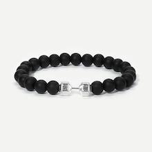 Shein Men Letter Detail Beaded Bracelet