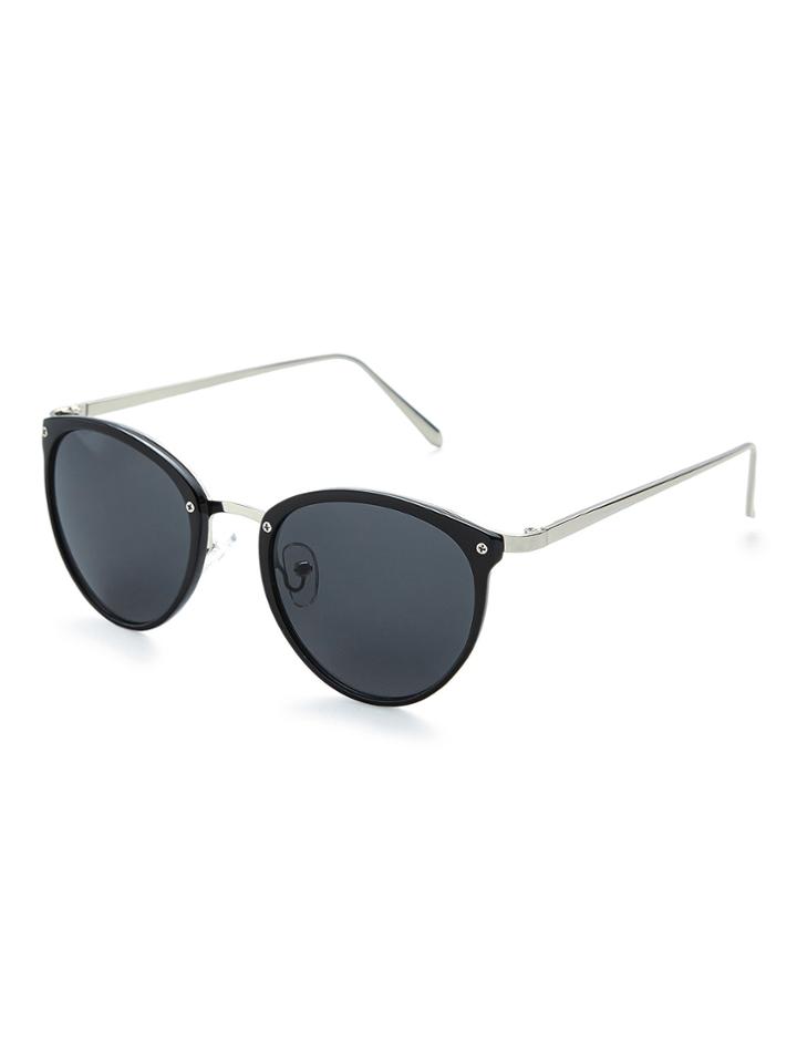 Shein Skinny Frame Oval Lens Sunglasses