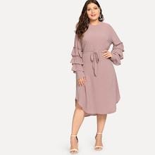 Shein Plus Layered Sleeve Beaded Dress