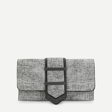 Shein Buckle Detail Flap Clutch Bag