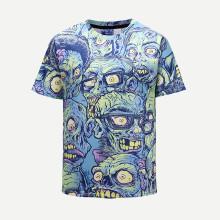 Shein Men Abstract Skull Print Tee