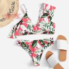 Shein Ruffle Random Tropical Bikini Set