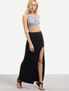 Shein Open Leg Full Length Skirt