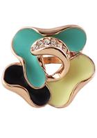 Shein Multicolor Flower Diamond Ring