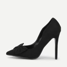 Shein Bow Decorated Pointed Toe Heels