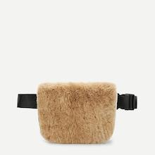 Shein Faux Fur Design Zipper Bum Bag