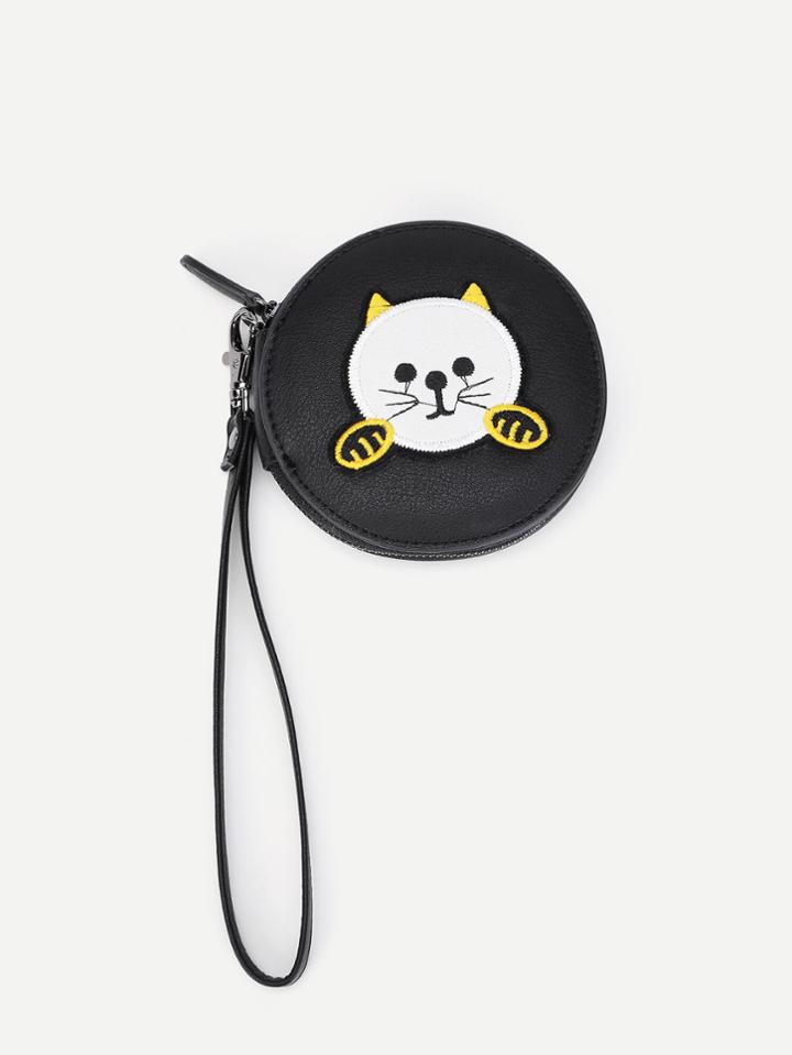 Shein Cat Pattern Cute Pu Wallet