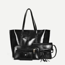 Shein Tassel Detail Combination Bag 4pcs