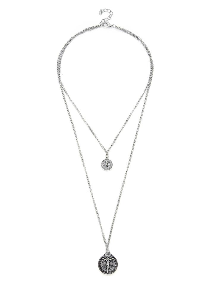 Shein Double Layered Pendant Necklace