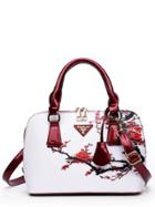 Shein Floral Print Zipper Bag