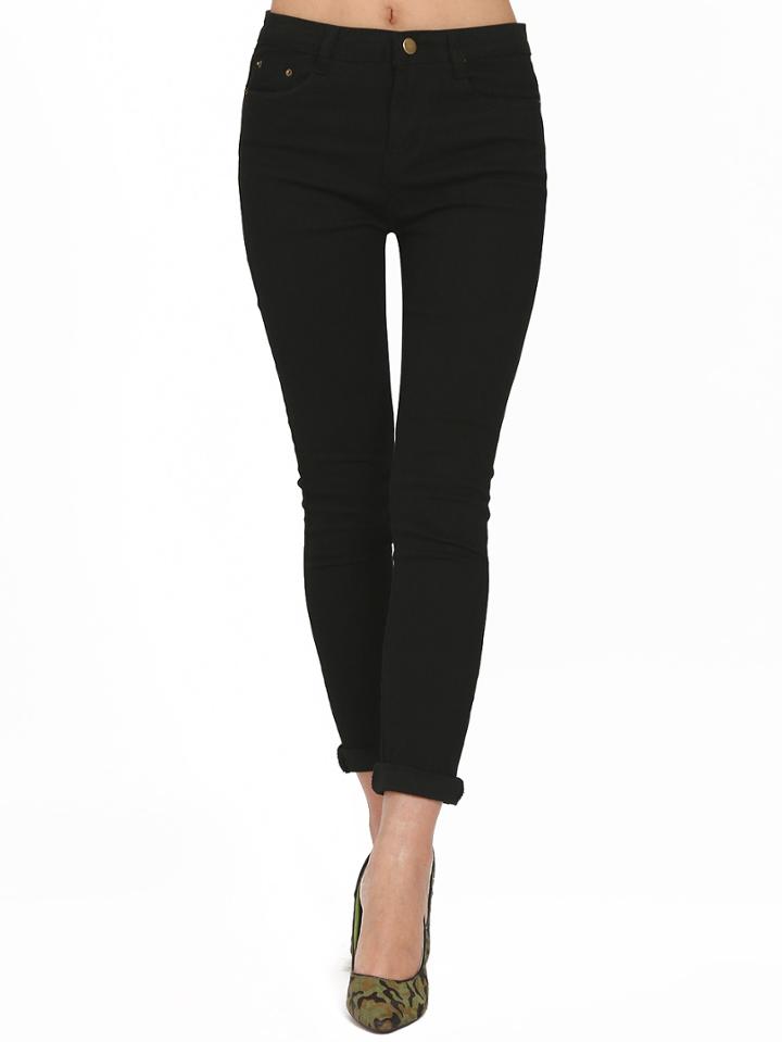 Shein Black Slim Denim Pant
