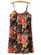 Shein Flower Print Cami Dress