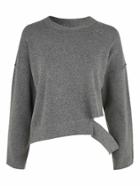 Shein Drop Shoulder Seam Cut Out Detail Knitwear
