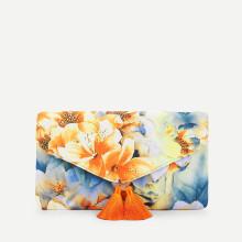 Shein Double Tassel Flap Crossbody Bag