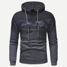 Shein Men Contrast Camouflage Print Hoodie