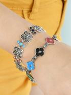 Shein Boho Chic Colorful Beads Flower Bracelets