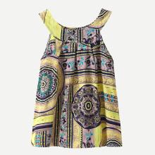 Shein Girls Watermelon Print Sleeveless Halter Dress