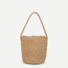 Shein Straw Bucket Bag