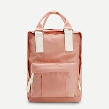Shein Plain Pocket Front Backpack