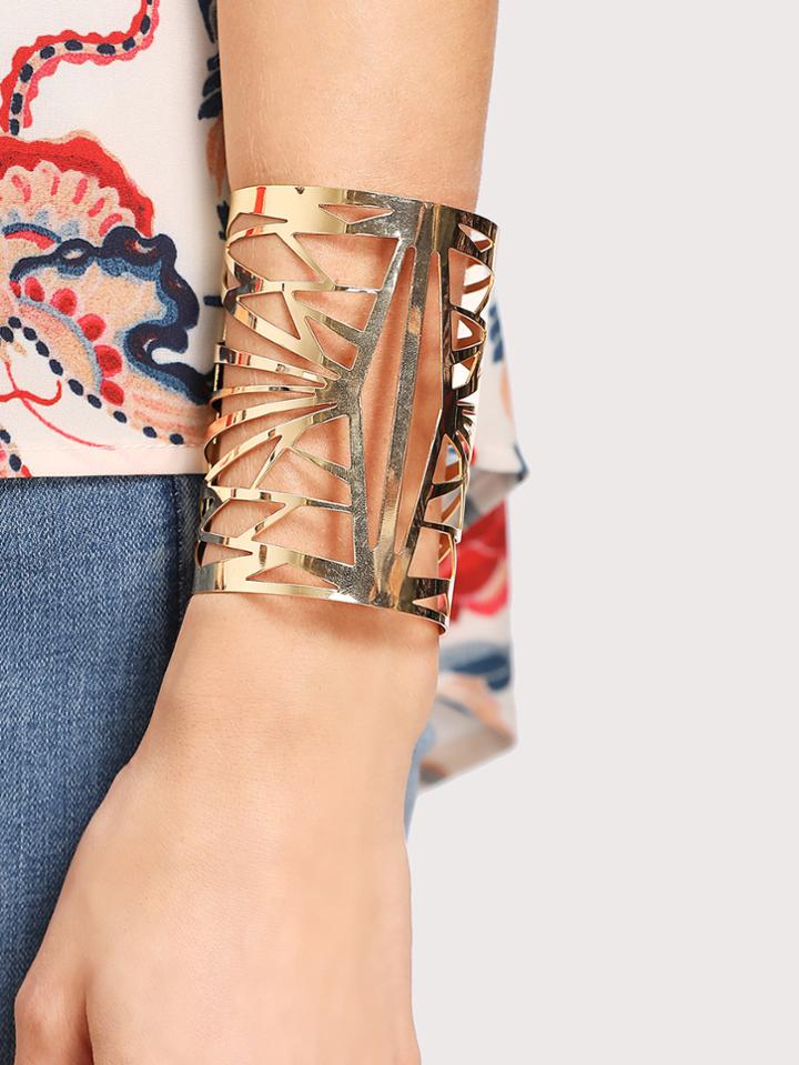 Shein Cut Out Cuff Bracelet