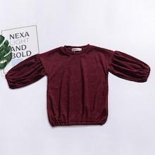 Shein Toddler Girls Solid Ribbed Tee