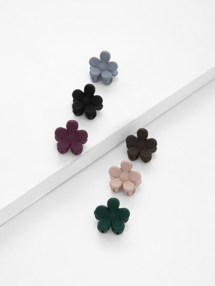 Shein Flower Shaped Hair Clip 6pcs