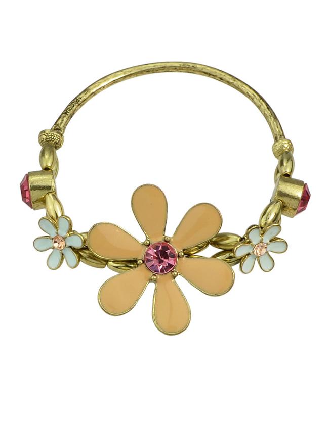 Shein Elastic Enamel Flower Bracelet