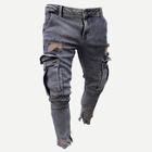 Shein Men Pocket & Zipper Detail Jeans