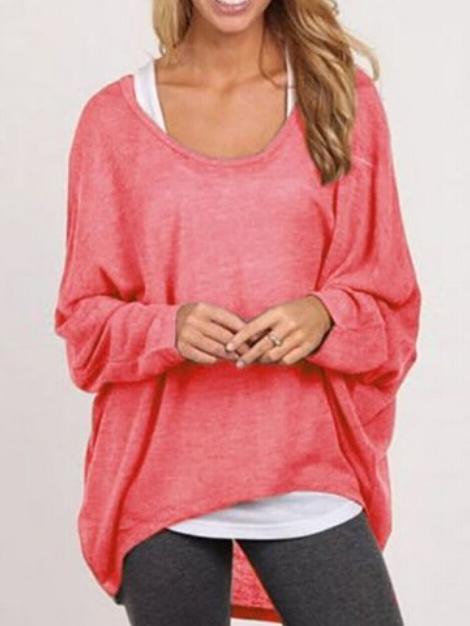 Shein High Low Loose Melon T-shirt