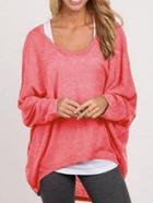 Shein High Low Loose Melon T-shirt