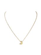 Shein Gold Moon Pendant Necklace Collier Femme Minimalist Jewelry