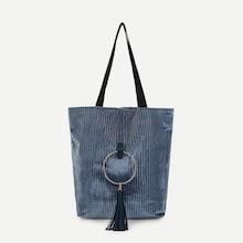 Shein Tassel Metal Ring Detail Tote Bag