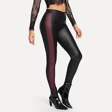 Shein Block Stripe Side Skinny Jeans