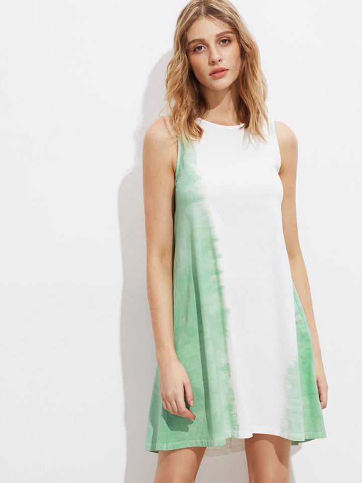 Shein Ombre Swing Tank Dress