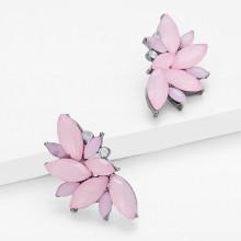 Shein Lotus Flower Statement Earrings