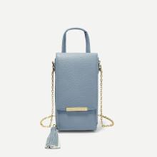 Shein Tassel Detail Chain Pu Bag