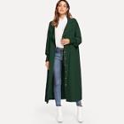 Shein Solid Single-breasted Coat