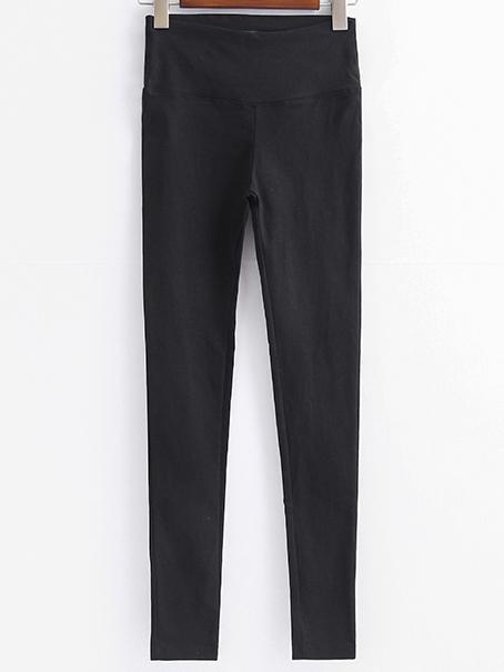 Shein Black High Waist Skinny Pants