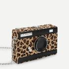 Shein Camera Design Leopard Pattern Crossbody Bag