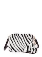Shein Zebra Pattern Fluffy Bag With Ear Charm
