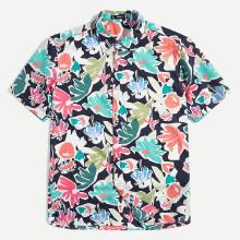 Shein Men Tropical Print Shirt