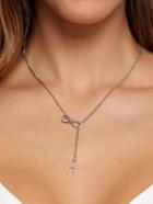 Shein Infinity Symbol And Cross Pendant Link Necklace
