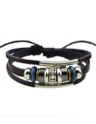 Shein Pu Leather Adjustable Bracelet