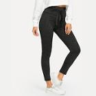 Shein Twist Front Solid Pants