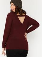 Shein Strappy Double V Neck T-shirt