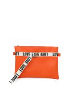 Shein Slogan Strap Clutch Bag